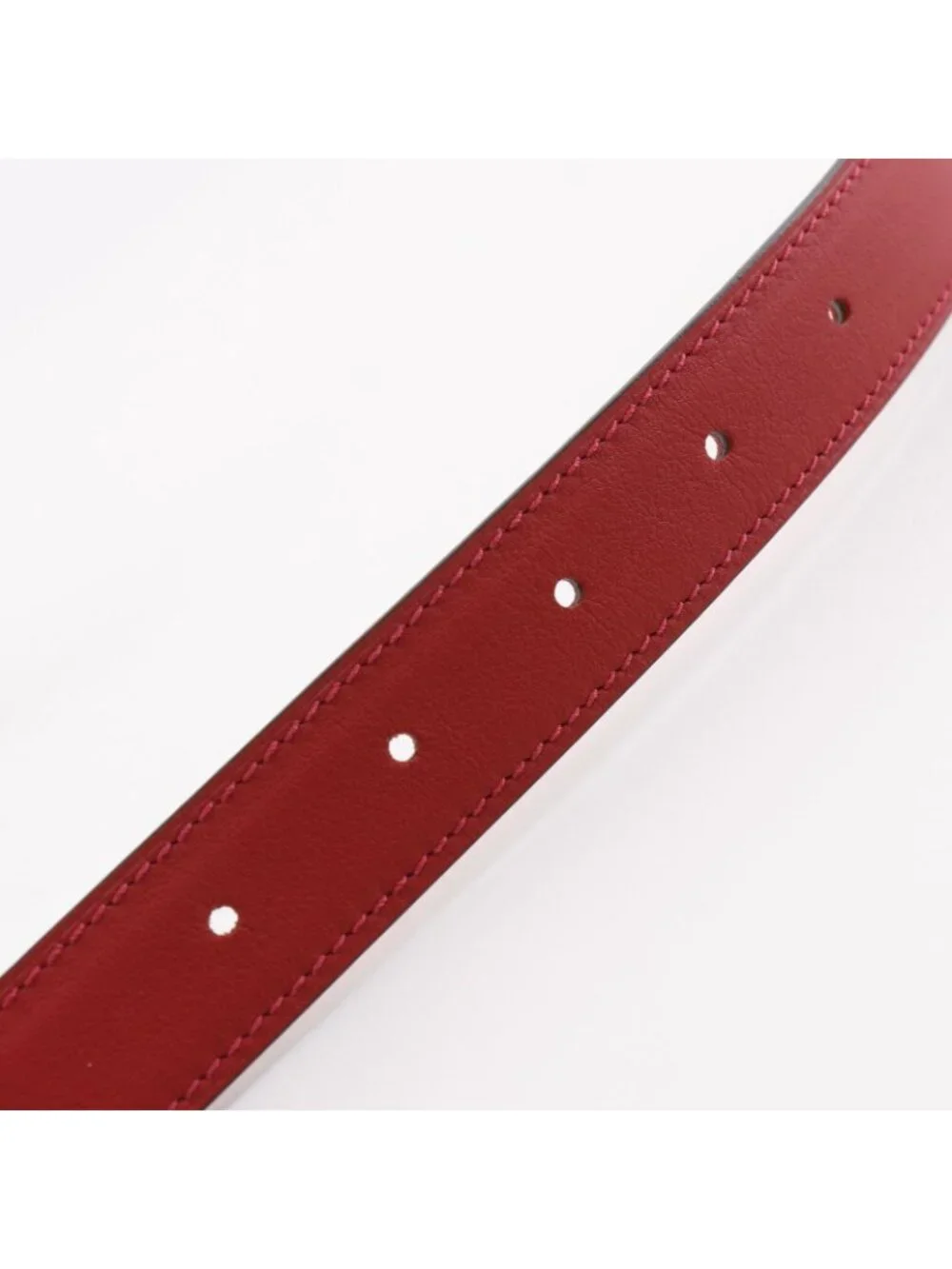 Hermes Rival Reversible Swift Veau Metal Red Belt